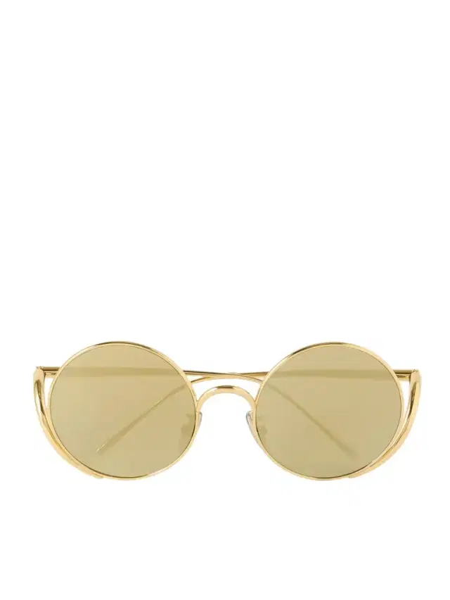 Loewe Signature Round Gold-Tone Sunglasses - Men