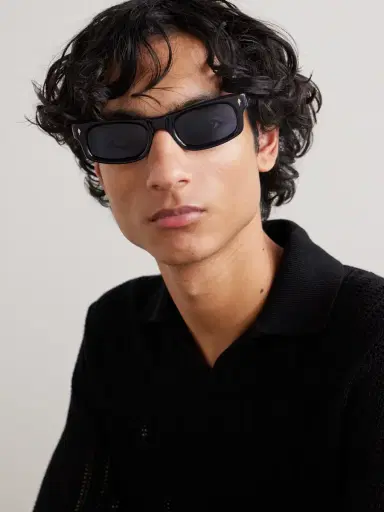 Jacques Marie Mage Initials Rectangular-Frame Acetate Sunglasses - Men | Thumbnail 2 Jacques Marie Mage Initials Rectangular-Frame Acetate Sunglasses - Men | Thumbnail 2