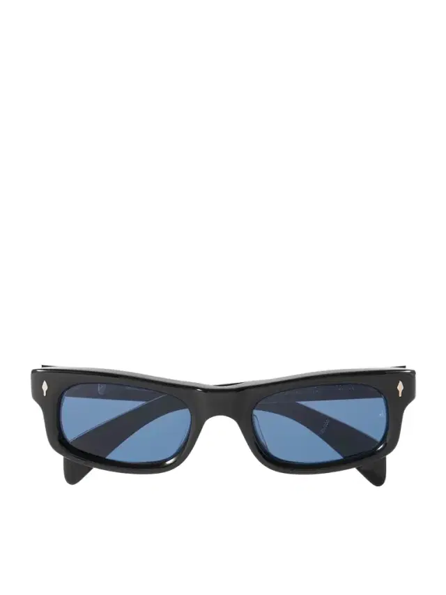 Jacques Marie Mage Initials Rectangular-Frame Acetate Sunglasses - Men