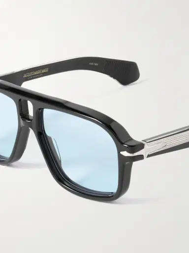 Jacques Marie Mage Elkhart Aviator-Style Acetate Sunglasses - Men | Thumbnail 3