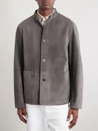 dunhill Suede Jacket - Men | Thumbnail 3 dunhill Suede Jacket - Men | Thumbnail 3