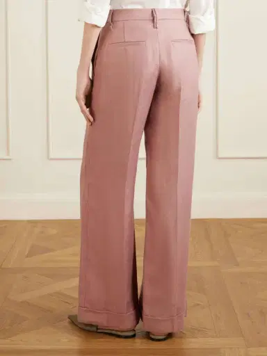 Brunello Cucinelli Linen Wide-leg Pants | Thumbnail 4 Brunello Cucinelli Linen Wide-leg Pants | Thumbnail 4