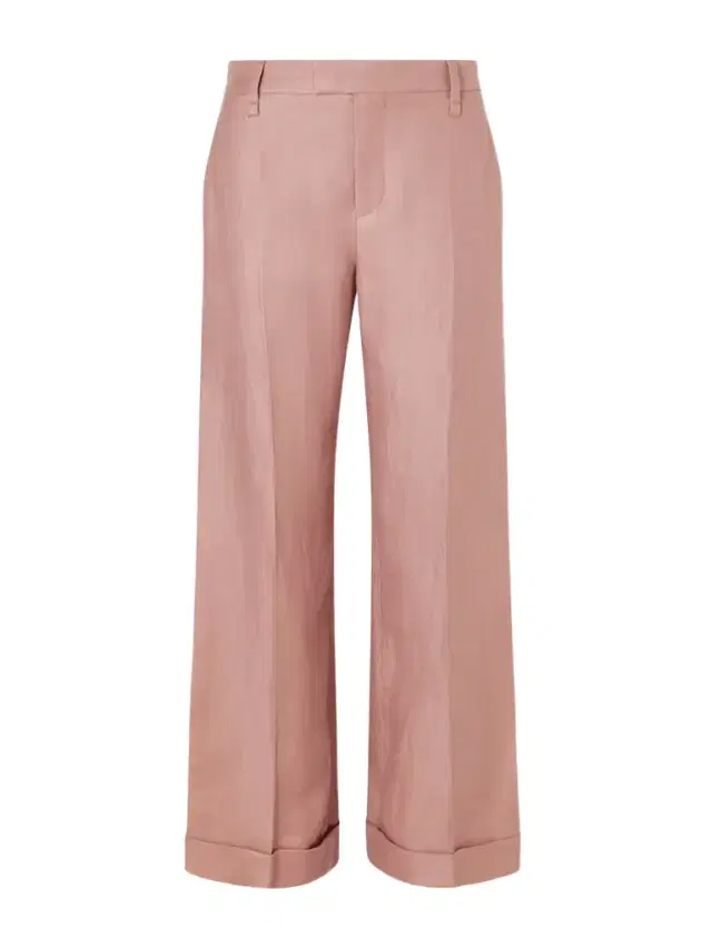 Linen Wide-leg Pants