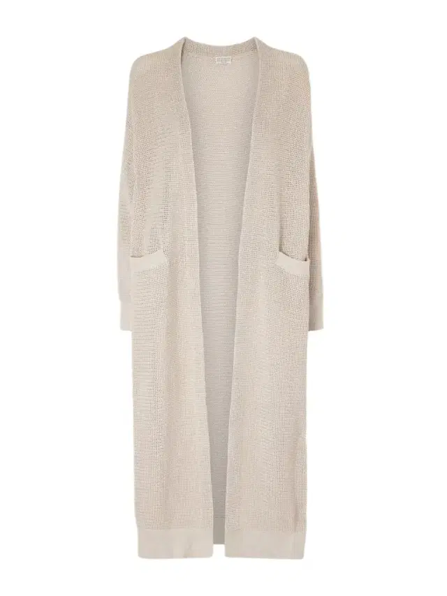 Metallic Open-knit Cotton-blend Cardigan