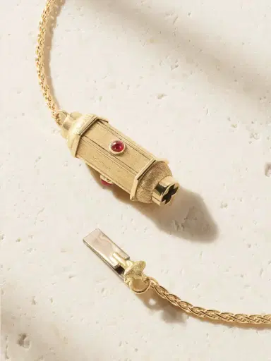 Marie Lichtenberg Micro Coco Locket 18-karat Gold Ruby Necklace | Thumbnail 3 Marie Lichtenberg Micro Coco Locket 18-karat Gold Ruby Necklace | Thumbnail 3