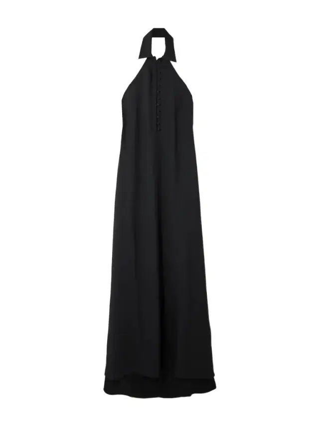 Taller Marmo Barbara Open-back Crepe Gown