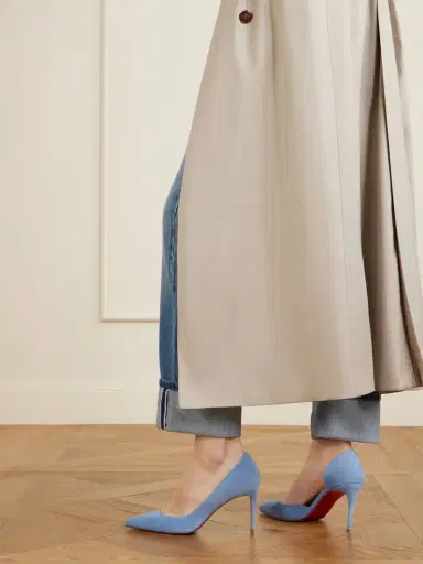 Christian Louboutin Iriza 85 Suede Pumps | Thumbnail 2