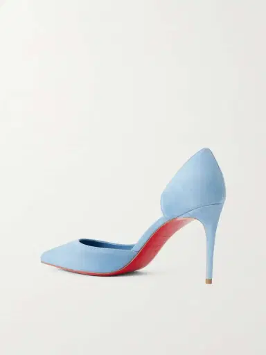 Christian Louboutin Iriza 85 Suede Pumps | Thumbnail 3