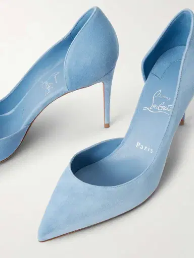 Christian Louboutin Iriza 85 Suede Pumps | Thumbnail 5