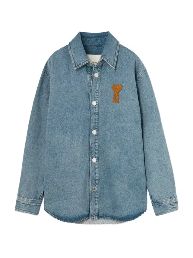 Ami De Cœur Appliquéd Denim Shirt