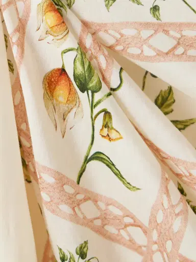 Agua by Agua Bendita Lavanda Printed Cotton And Silk-blend Voile Pareo | Thumbnail 4