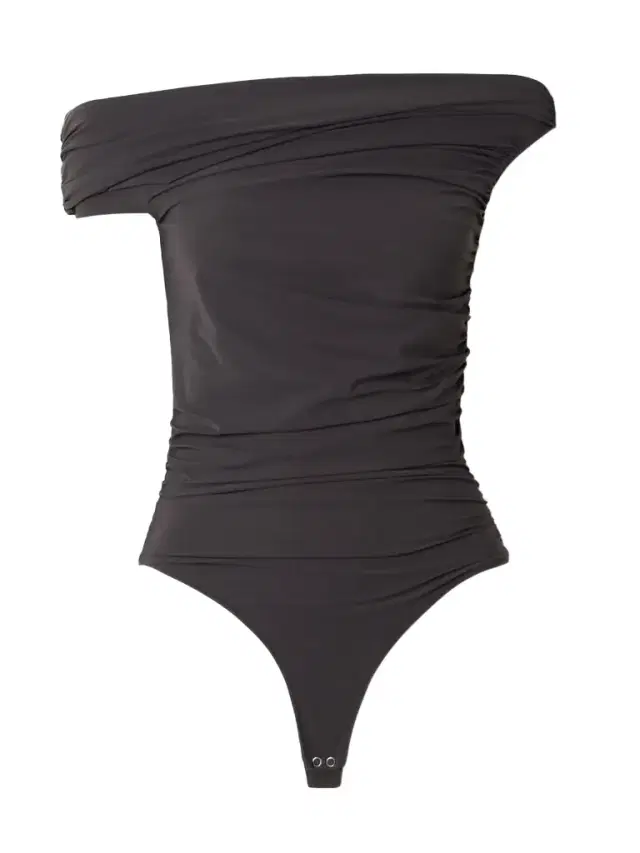 Sherilyn Off-the-shoulder Ruched Stretch-jersey Bodysuit