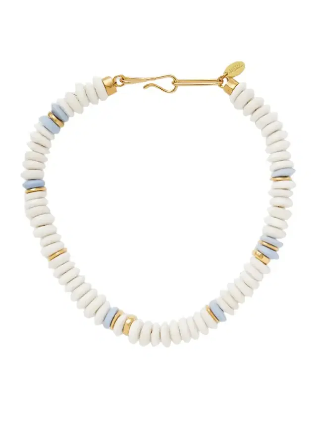 Laguna Gold-plated Beaded Necklace