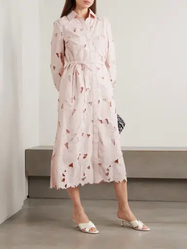 Erdem Cutout Embroidered Poplin Midi Dress | Thumbnail 2 Erdem Cutout Embroidered Poplin Midi Dress | Thumbnail 2