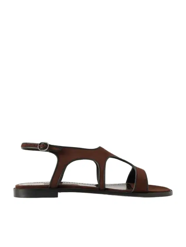Rufina Leather-trimmed Suede Sandals