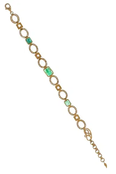 Coomi Emerald Mosaic Luminosity Bracelet | Thumbnail 1