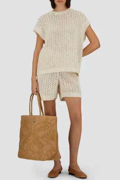 HERNO Sleeveless Lurex Knit Top | Thumbnail 3