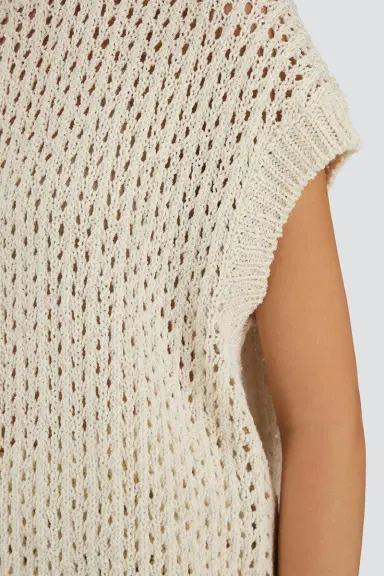 HERNO Sleeveless Lurex Knit Top | Thumbnail 4