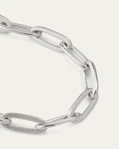 V.BELLAN Large Paperclip Link Necklace | Thumbnail 3
