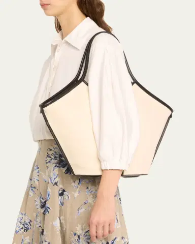 HEREU Calella Bicolor Organic Cotton Tote Bag | Thumbnail 2 HEREU Calella Bicolor Organic Cotton Tote Bag | Thumbnail 2