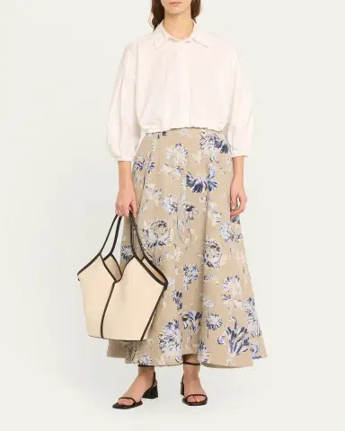 HEREU Calella Bicolor Organic Cotton Tote Bag | Thumbnail 5 HEREU Calella Bicolor Organic Cotton Tote Bag | Thumbnail 5