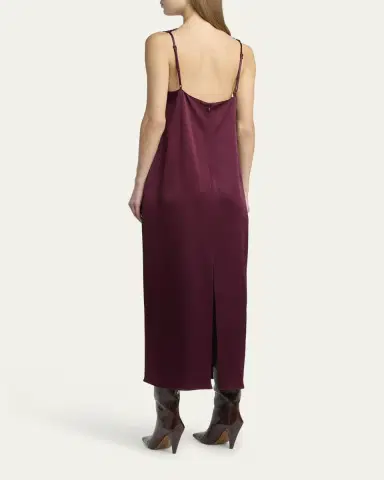 Stella McCartney Lace-Trimmed Satin Slip Dress | Thumbnail 3 Stella McCartney Lace-Trimmed Satin Slip Dress | Thumbnail 3