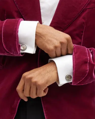 Tateossian Men's Round Skeleton Gear Cufflinks | Thumbnail 2 Tateossian Men's Round Skeleton Gear Cufflinks | Thumbnail 2