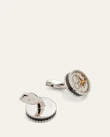 Tateossian Men's Round Skeleton Gear Cufflinks | Thumbnail 4 Tateossian Men's Round Skeleton Gear Cufflinks | Thumbnail 4