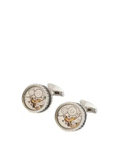 Tateossian Men's Round Skeleton Gear Cufflinks | Thumbnail 1 Tateossian Men's Round Skeleton Gear Cufflinks | Thumbnail 1