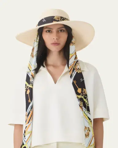 Eugenia Kim Cassidy Sun Hat with Satin Scarf | Thumbnail 3 Eugenia Kim Cassidy Sun Hat with Satin Scarf | Thumbnail 3