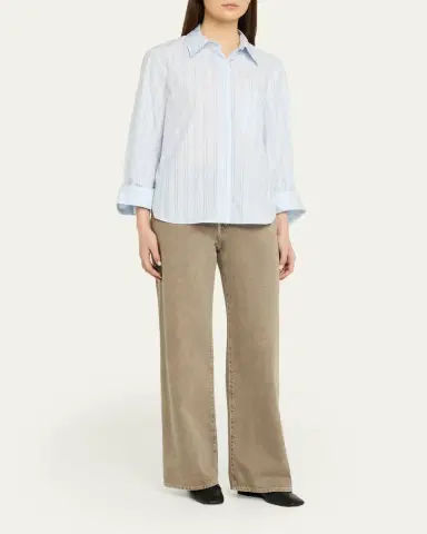 TWP Boyfriend Button-Front Shirt | Thumbnail 2 TWP Boyfriend Button-Front Shirt | Thumbnail 2