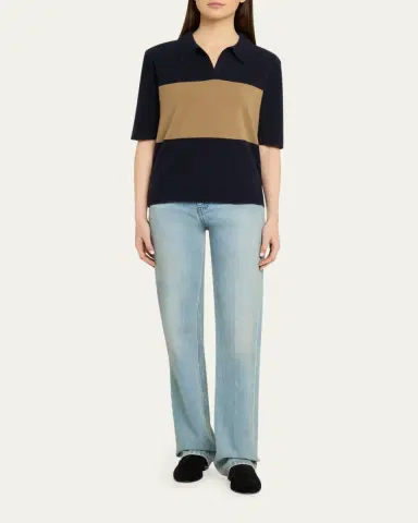 TWP Slightly Oversized Italian Cashmere Polo Sweater | Thumbnail 2