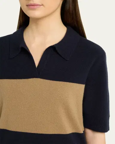 TWP Slightly Oversized Italian Cashmere Polo Sweater | Thumbnail 5