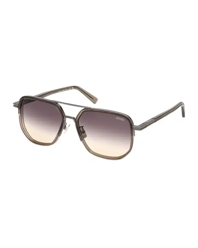 Men 's Metal Square Sunglasses