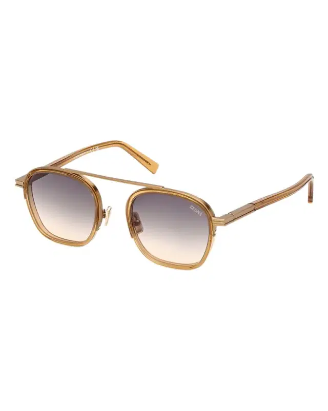Men 's ORIZZONTE Geometric Acetate and Metal Sunglasses