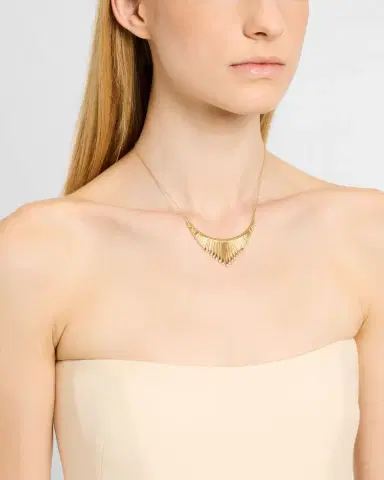 Peruffo 18K Yellow Gold Diamond Statement Necklace | Thumbnail 2