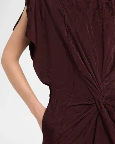 Stella McCartney Fluid Jacquard Midi Dress | Thumbnail 5