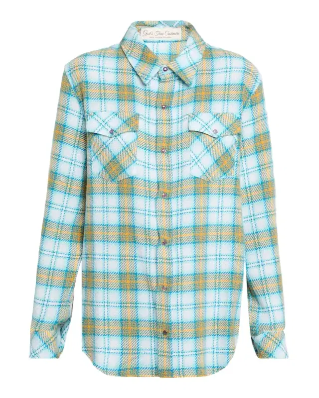 Freedom Tartan Cashmere Flannel Shirt