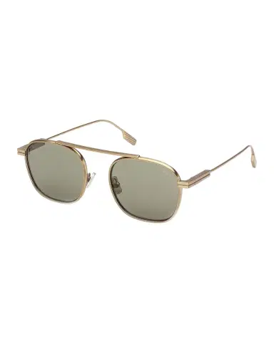Zegna Gold Orizzonte I Metal Navigator Sunglasses | Thumbnail 1