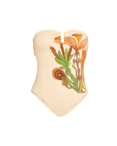 Ulla Johnson Monterey Strapless One-Piece Swimsuit | Thumbnail 1