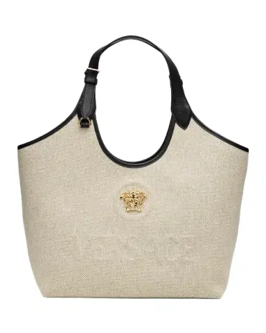 Versace La Medusa Cotton Canvas Tote Bag | Thumbnail 1