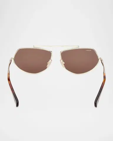 Max Mara Joey 60mm Metal Square Sunglasses | Thumbnail 5 Max Mara Joey 60mm Metal Square Sunglasses | Thumbnail 5