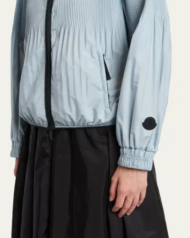 Moncler Anemone Pleated Hooded Jacket | Thumbnail 5 Moncler Anemone Pleated Hooded Jacket | Thumbnail 5