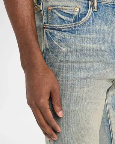 PURPLE Men's Glow Dirty Light Wash Jeans | Thumbnail 5 PURPLE Men's Glow Dirty Light Wash Jeans | Thumbnail 5
