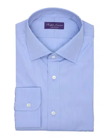 Ralph Lauren Purple Label Men 's End-On-End Cotton Dress Shirt | Thumbnail 1 Ralph Lauren Purple Label Men 's End-On-End Cotton Dress Shirt | Thumbnail 1