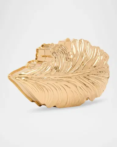 SIMKHAI Flora Sculptural Leaf Clutch Bag | Thumbnail 3 SIMKHAI Flora Sculptural Leaf Clutch Bag | Thumbnail 3