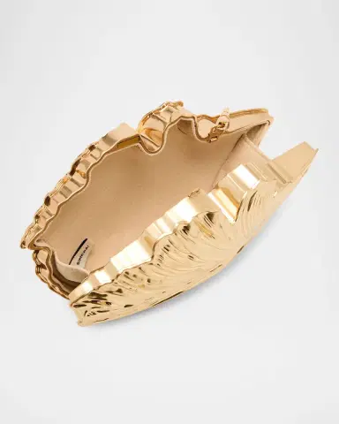 SIMKHAI Flora Sculptural Leaf Clutch Bag | Thumbnail 4 SIMKHAI Flora Sculptural Leaf Clutch Bag | Thumbnail 4