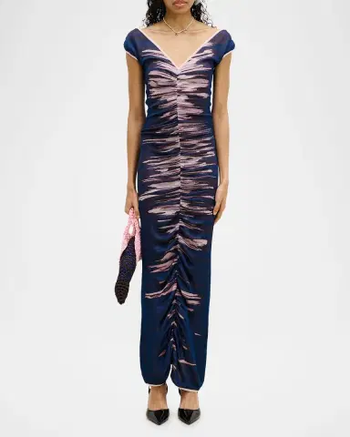 PH5 Danio Ruched Open-Back Maxi Dress | Thumbnail 2 PH5 Danio Ruched Open-Back Maxi Dress | Thumbnail 2