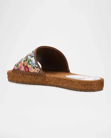 Dolce & Gabbana Floral Logo-Embroidered Espadrille Sandals | Thumbnail 4 Dolce & Gabbana Floral Logo-Embroidered Espadrille Sandals | Thumbnail 4