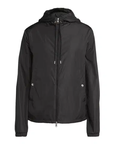 Moncler Men's Nylon Hooded Grosgrain-Trim Full-Zip Jacket | Thumbnail 1